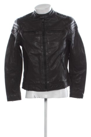 Мъжко кожено яке Superdry, Размер M, Цвят Черен, Цена 230,08 €, #137407495