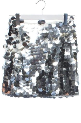 Fustă H&M, Mărime XXS, Culoare Argintiu, Preț 62,99 Lei, #137456705