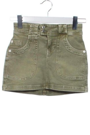 Rock Bershka, Größe XXS, Farbe Grün, Preis 10,00 €, #137457635