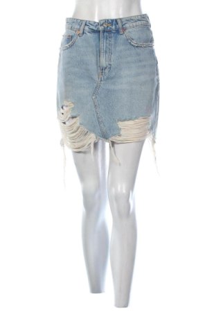 Fustă Zara, Mărime M, Culoare Albastru, Preț 141,72 Lei, #137467307