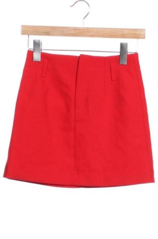 Spódnica Bershka, Rozmiar XXS, Kolor Czerwony, Cena 33,87 zł, #137471060