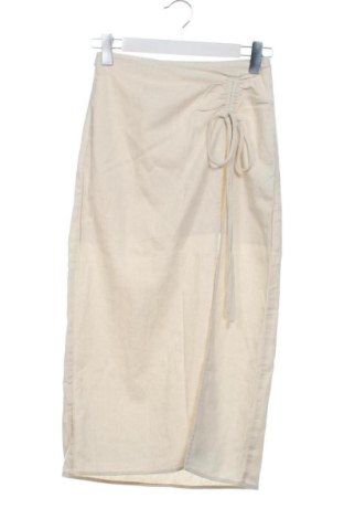 Fustă Sinsay, Mărime XS, Culoare Bej, Preț 31,49 Lei, #137493971