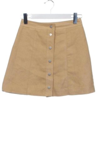 Rock H&M, Größe XS, Farbe Beige, Preis 7,24 €, #137461219