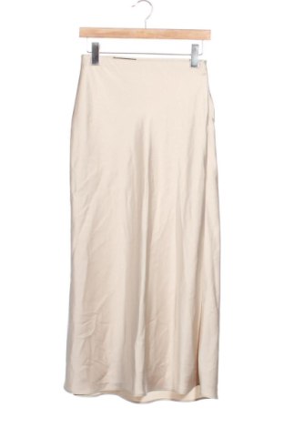 Fustă Zara, Mărime XS, Culoare Bej, Preț 116,48 Lei, #137472281