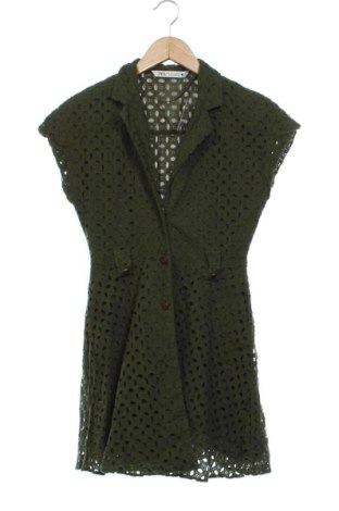 Rochie Zara, Mărime XS, Culoare Verde, Preț 125,98 Lei, #137452334