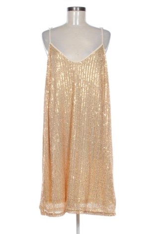 Rochie SHEIN, Mărime XXL, Culoare Auriu, Preț 157,47 Lei, #137471365