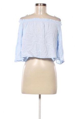 Bluză de femei Bershka, Mărime XS, Culoare Albastru, Preț 10,99 Lei