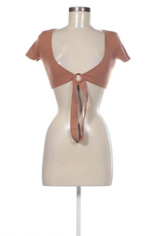 Női blúz Bershka, Méret S, Szín Barna, Ár 669 Ft