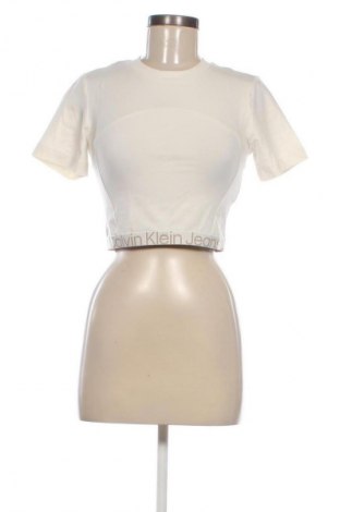 Damen Shirt Calvin Klein Jeans, Größe S, Farbe Beige, Preis 57,99 €, #133050645