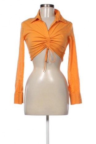 Γυναικείο πουκάμισο Bershka, Μέγεθος S, Χρώμα Πορτοκαλί, Τιμή 2,99 €