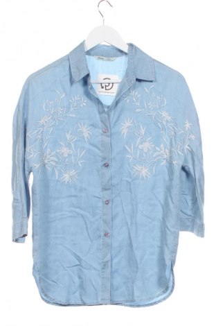 Γυναικείο πουκάμισο Big Star, Μέγεθος XS, Χρώμα Μπλέ, Τιμή 1,99 €