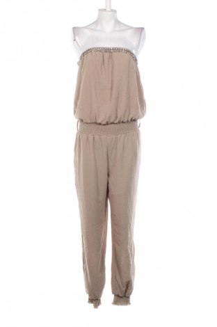 Damski długi kombinezon Blind Date, Rozmiar M, Kolor Beżowy, Cena 17,99 zł