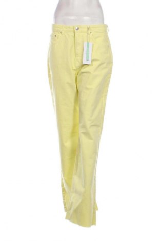 Blugi de femei Perfect Jeans By Gina Tricot, Mărime M, Culoare Galben, Preț 75,99 Lei