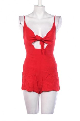 Női rövid overál Pull&Bear, Méret S, Szín Piros, Ár 1 439 Ft