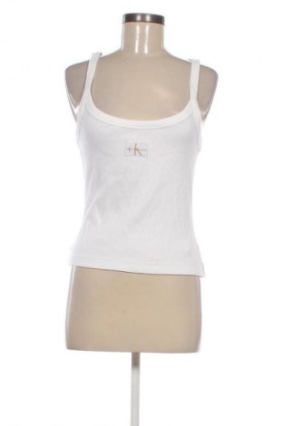 Γυναικείο τοπ Calvin Klein Jeans, Μέγεθος L, Χρώμα Λευκό, Τιμή 21,99 €, #133047894