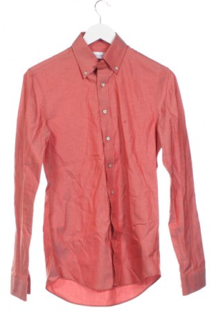 Herrenhemd Calvin Klein, Größe S, Farbe Orange, Preis € 15,99