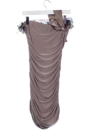 Kleid Dekolte, Größe S, Farbe Braun, Preis 13,87 €