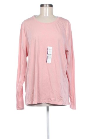 Bluzka damska Time and tru, Rozmiar XXL, Kolor Różowy, Cena 78,23 zł, #137515169
