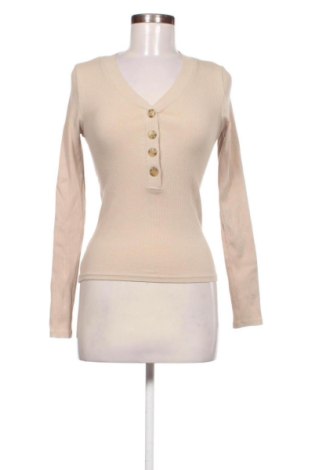 Bluză de femei Gina Tricot, Mărime M, Culoare Bej, Preț 30,00 Lei, #137516571