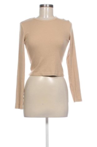 Bluză de femei Bershka, Mărime M, Culoare Bej, Preț 26,25 Lei, #137530816