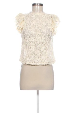 Bluză de femei Zara, Mărime M, Culoare Ecru, Preț 62,00 Lei, #137534404