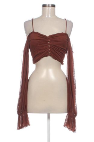 Bluză de femei Zara, Mărime M, Culoare Maro, Preț 35,00 Lei, #137534488