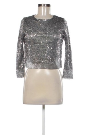 Bluză de femei Zara, Mărime S, Culoare Argintiu, Preț 73,49 Lei, #137539273