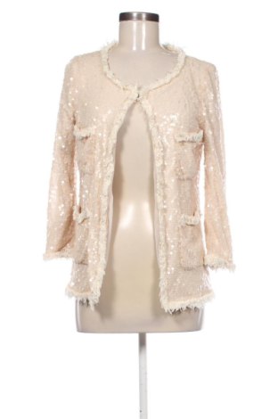 Cardigan de damă Zara, Mărime M, Culoare Ecru, Preț 89,23 Lei, #137505673