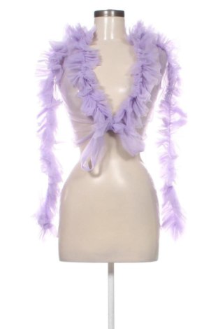 Cardigan de damă SHEIN, Mărime XS, Culoare Mov, Preț 31,49 Lei, #137536236