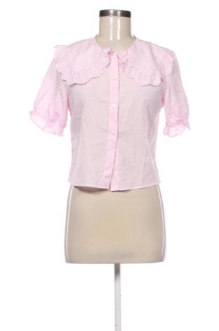 Cămașă de femei Zara, Mărime S, Culoare Roz, Preț 89,23 Lei, #137524339