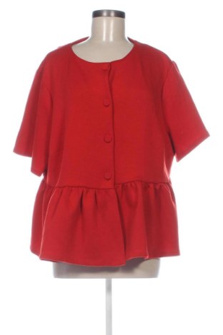 Cămașă de femei H&M, Mărime XXL, Culoare Roșu, Preț 73,49 Lei, #137524763
