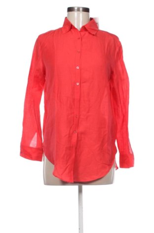 Дамска риза Massimo Dutti, Размер L, Цвят Червен, Цена 37,00 €, #137530925