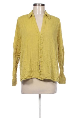 Cămașă de femei Pull&Bear, Mărime S, Culoare Galben, Preț 36,74 Lei, #137526378