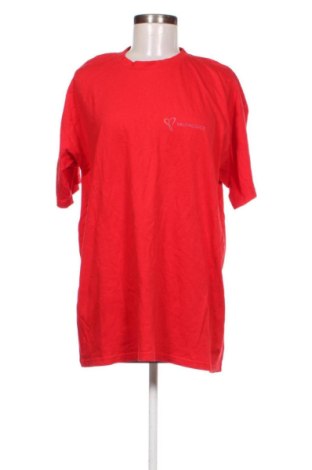 Damski T-shirt B&C Collection, Rozmiar XL, Kolor Czerwony, Cena 38,10 zł, #137500838