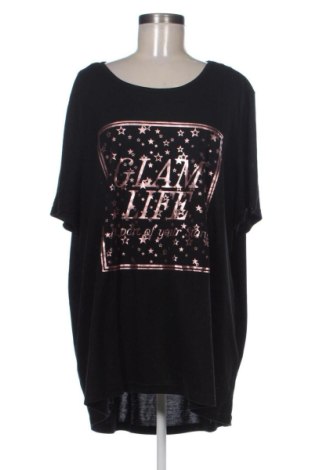 Γυναικείο t-shirt Janina, Μέγεθος 3XL, Χρώμα Μαύρο, Τιμή 10,61 €, #137505425