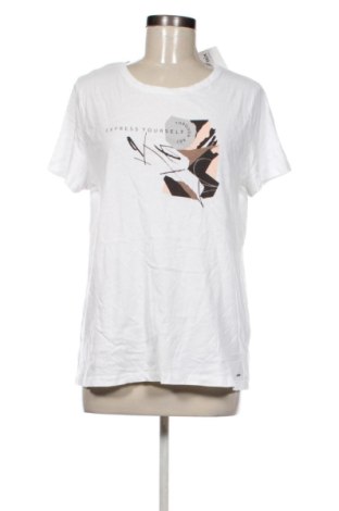Γυναικείο t-shirt Taifun, Μέγεθος XL, Χρώμα Λευκό, Τιμή 13,99 €, #137508592