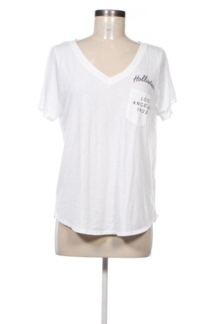 Tricou de femei Hollister, Mărime L, Culoare Alb, Preț 59,99 Lei, #137510624