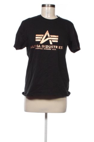 Дамска тениска Alpha Industries, Размер M, Цвят Черен, Цена 32,21 €, #137516928