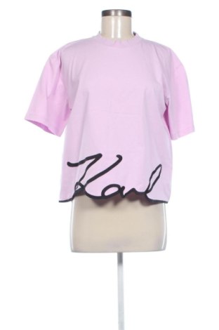 Tricou de femei Karl Lagerfeld, Mărime L, Culoare Roz, Preț 242,00 Lei, #137517610