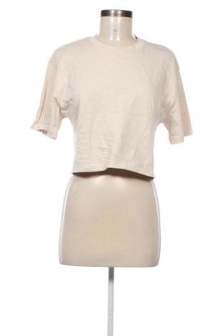 Damski T-shirt Stradivarius, Rozmiar S, Kolor Beżowy, Cena 40,99 zł, #137517678