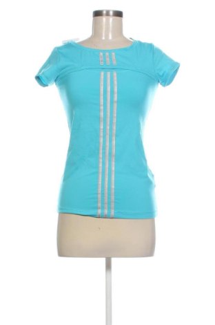 Γυναικείο t-shirt Adidas, Μέγεθος S, Χρώμα Μπλέ, Τιμή 14,00 €, #137530542