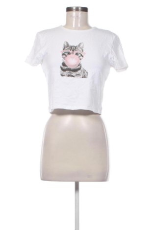 Damski T-shirt Laura Torelli, Rozmiar M, Kolor Biały, Cena 41,99 zł, #137531131