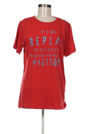 Дамска тениска Replay, Размер XL, Цвят Червен, Цена 22,49 €, #137536818