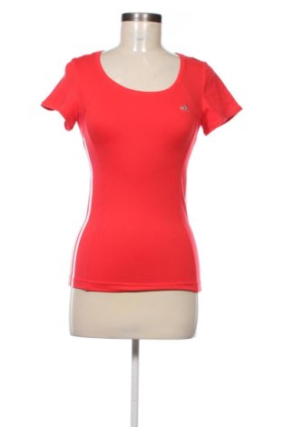 Damski T-shirt Adidas, Rozmiar L, Kolor Czerwony, Cena 78,99 zł, #137543224