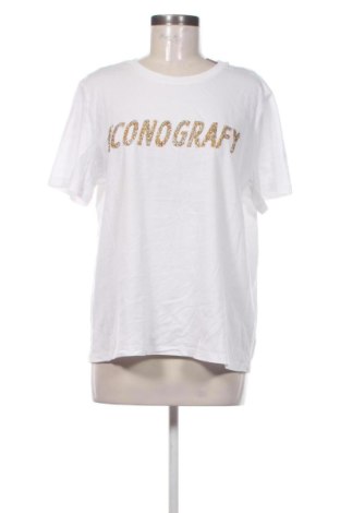 Damski T-shirt H&M, Rozmiar XL, Kolor Biały, Cena 53,99 zł, #137515981
