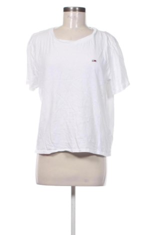 Tricou de femei Tommy Jeans, Mărime 3XL, Culoare Alb, Preț 137,99 Lei, #137518030