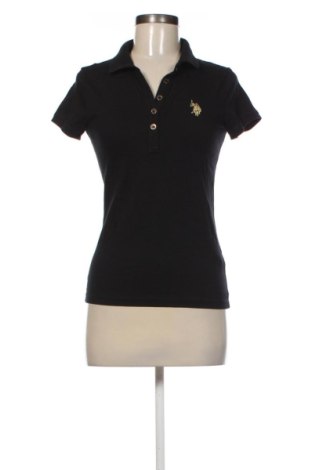 Női póló U.S. Polo Assn., Méret S, Szín Fekete, Ár 7 447 Ft, #137530941