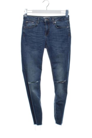 Blugi de femei Zara, Mărime S, Culoare Albastru, Preț 68,24 Lei, #137480528