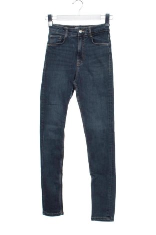 Damskie jeansy Zara, Rozmiar S, Kolor Niebieski, Cena 55,04 zł, #137482135