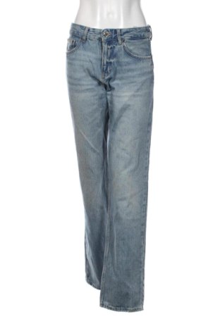 Blugi de femei Pull&Bear, Mărime M, Culoare Albastru, Preț 80,99 Lei, #137505766